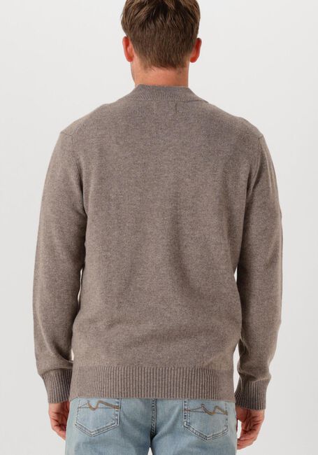Taupe STEFANO LAURAN Trui HALF ZIP - large