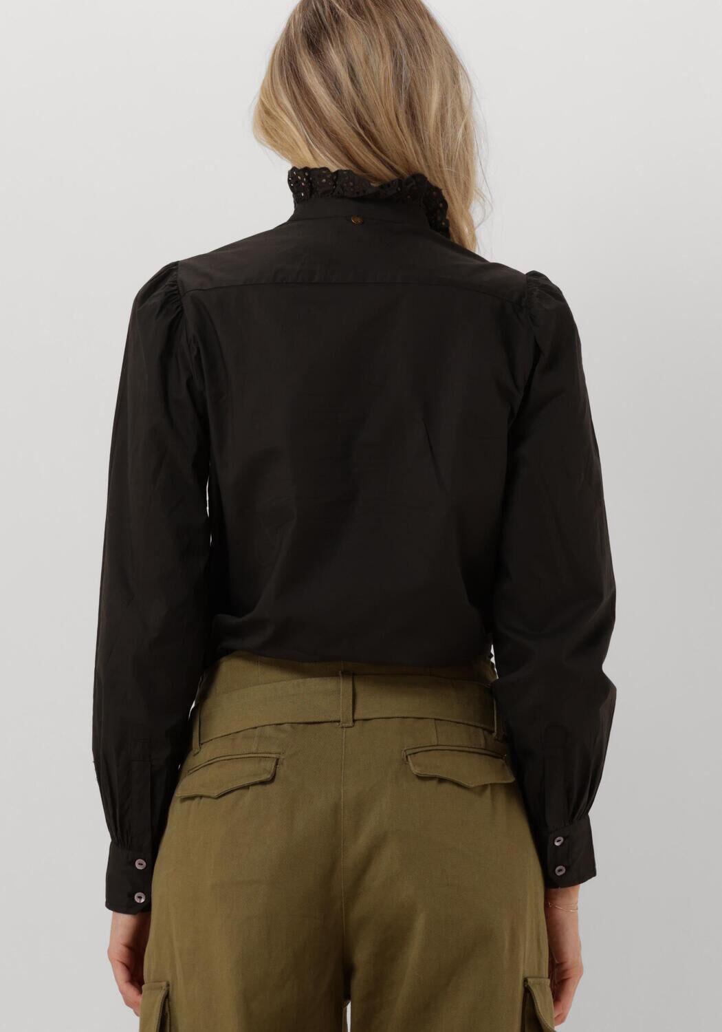 ANTIK BATIK Dames Blouses Charlotte Blouse Zwart