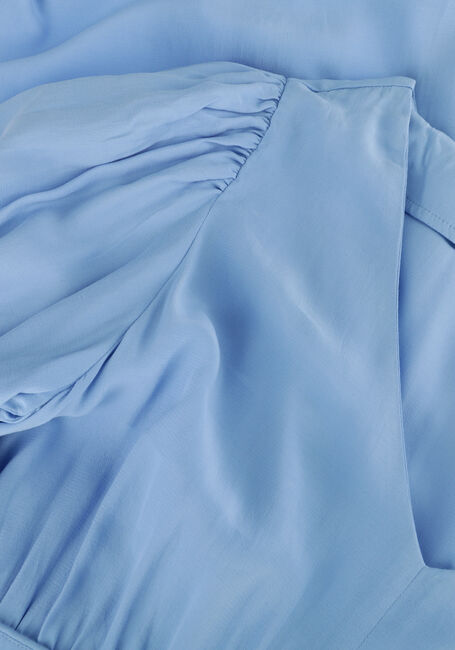 Blauwe POM AMSTERDAM Midi jurk MEDITERRANEAN BLUE DRESS Blauwe POM AMSTERDAM Midi jurk MEDITERRANEAN BLUE DRESS - large