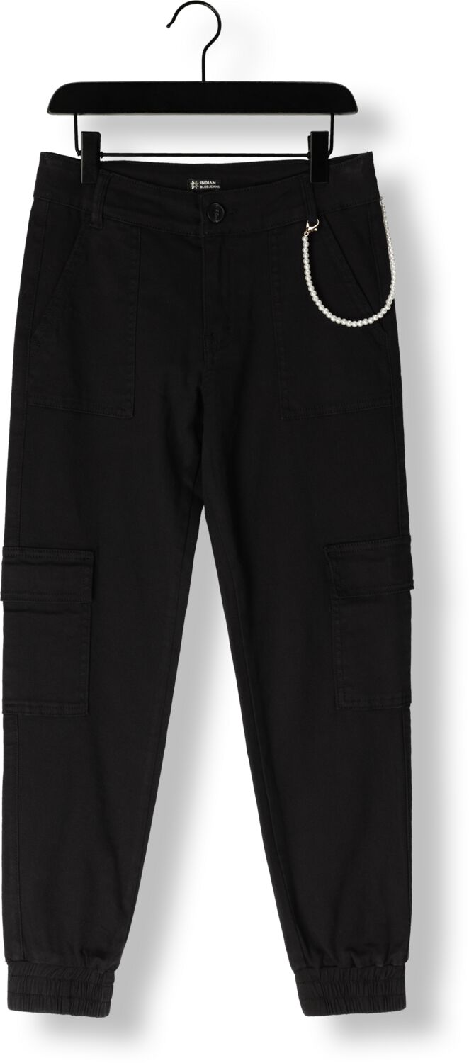 INDIAN BLUE JEANS Meisjes Broeken Cargo Worker Fit Zwart