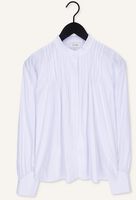 Witte LEVETE ROOM Blouses LR-ISLA SOLID 62 SHIRT Witte LEVETE ROOM Blouses LR-ISLA SOLID 62 SHIRT - medium