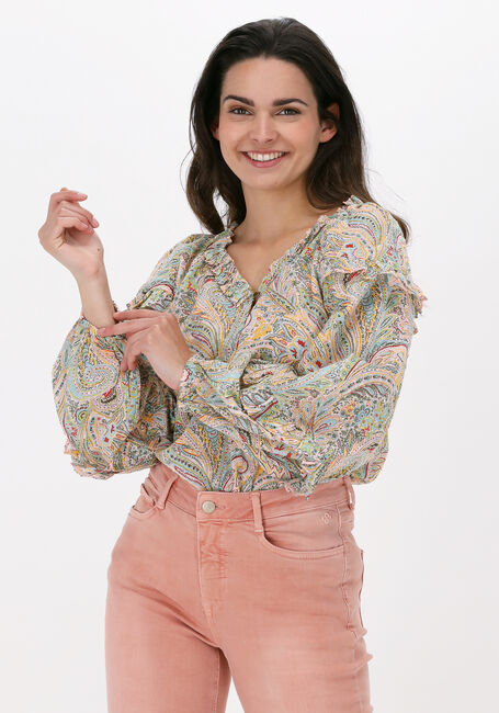 Multi SUMMUM Blouses TOP LONG SLEEVE SWEET PAISLEY - large