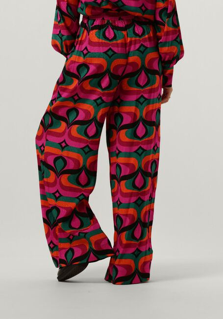 Fuchsia IDANO Wijde broek HILDE SIXTIES - large