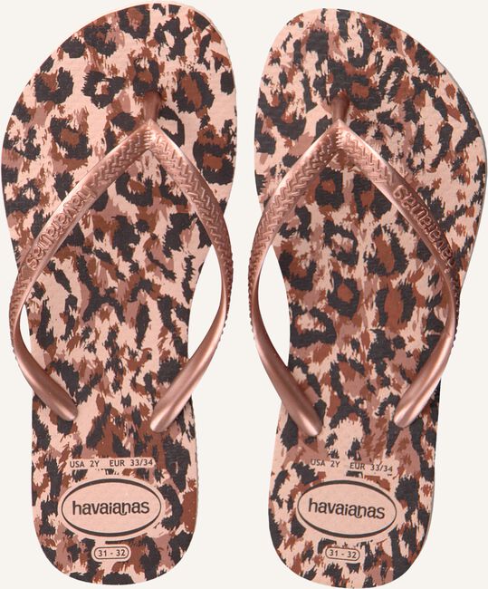 Roze HAVAIANAS Teenslippers KIDS SLIM ANIMALS Roze HAVAIANAS Teenslippers KIDS SLIM ANIMALS - large