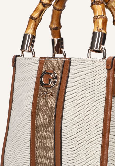 Bruine GUESS Schoudertas KERIMA BAMBOO CPMT MINI TOTE Bruine GUESS Schoudertas KERIMA BAMBOO CPMT MINI TOTE - large