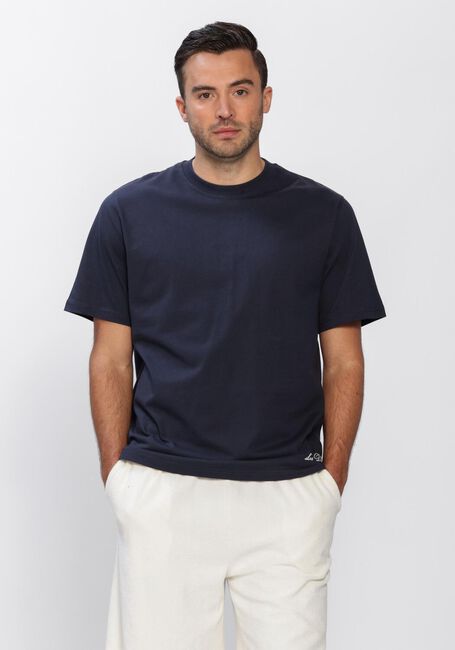 Donkerblauwe LES DEUX T-shirt BEN ARTIST T-SHIRT - large