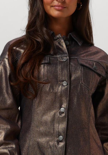 Gouden REFINED DEPARTMENT Mini jurk BIBI - large