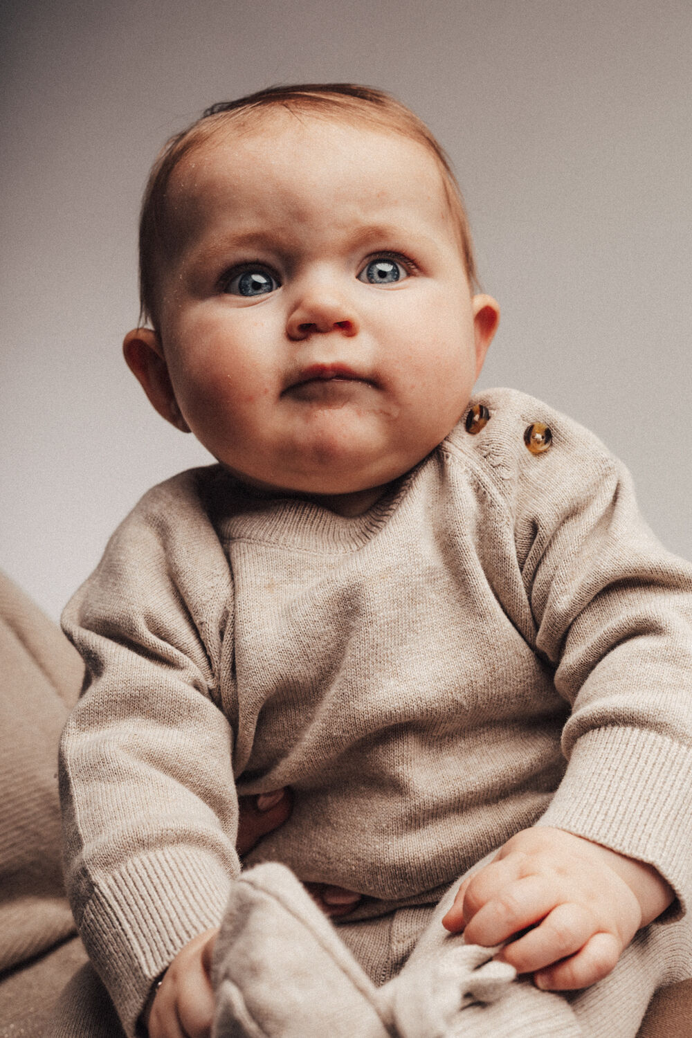 Taupe BAJE STUDIO Trui OTO - large