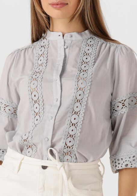 Grijze LOLLYS LAUNDRY Blouses JUNELL SHIRT LS - large