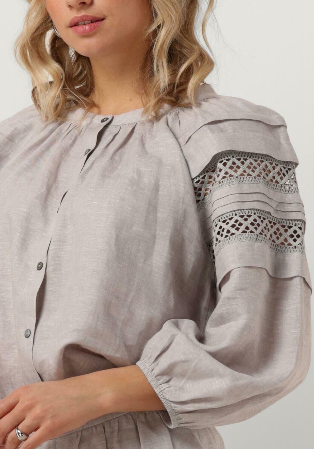 RESORT FINEST Dames Blouses Blouse Chic Grijs