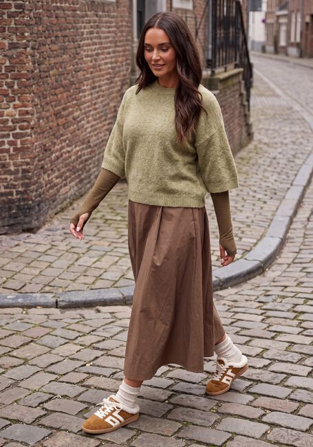 Khaki MINUS Top MSDAJANA LONG SLEEVE TOP - large