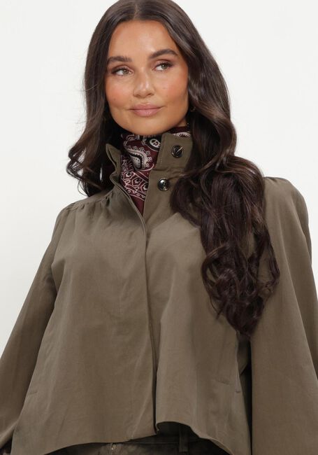 Khaki NEO NOIR Jack TIRSA TWILL JACKET - large