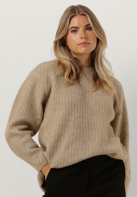 Beige MSCH COPENHAGEN Trui MSCHSIGUNE NENAYA PULLOVER - large