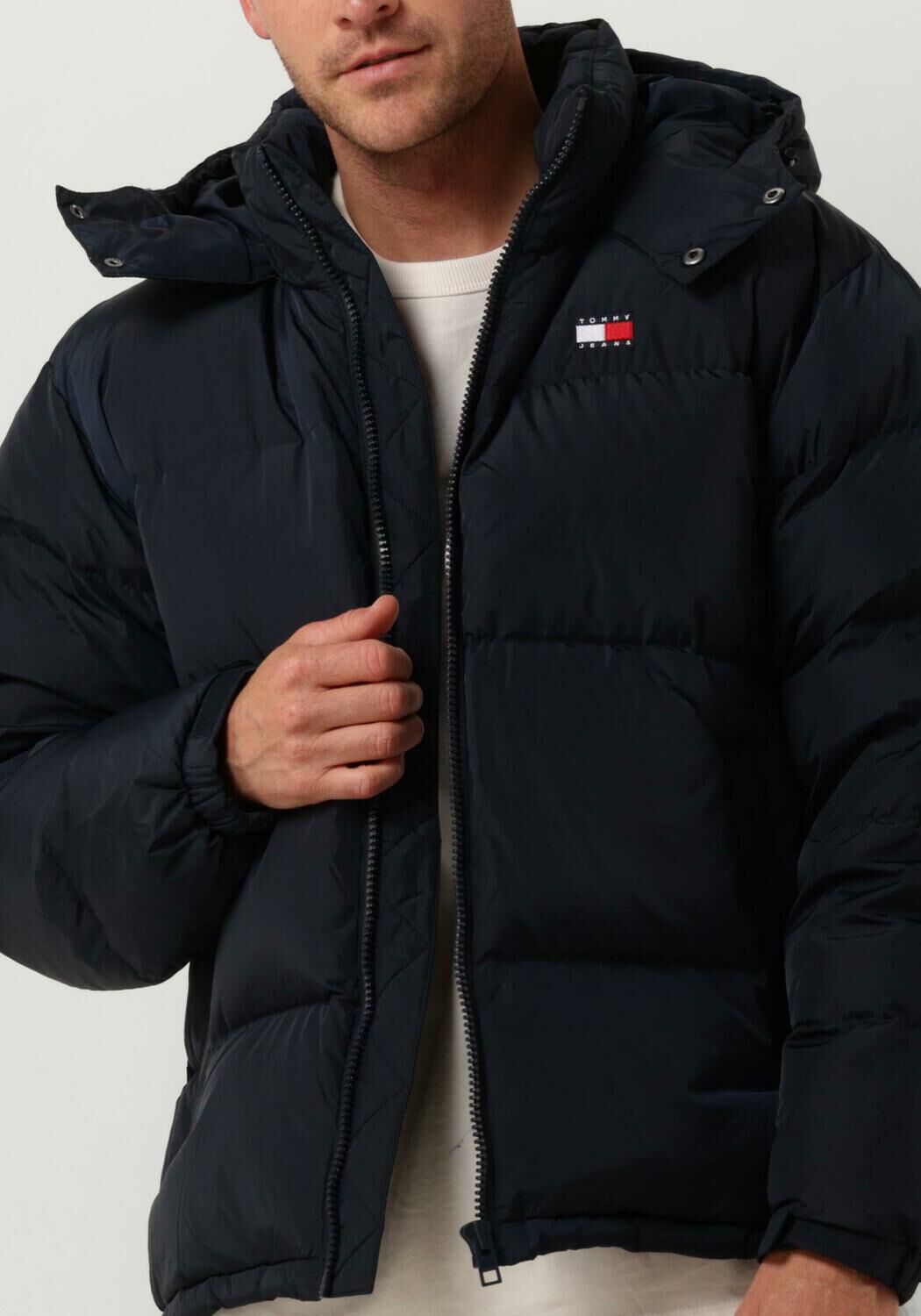 TOMMY JEANS Heren Jassen Tjm Alaska Puffer Ex Donkerblauw