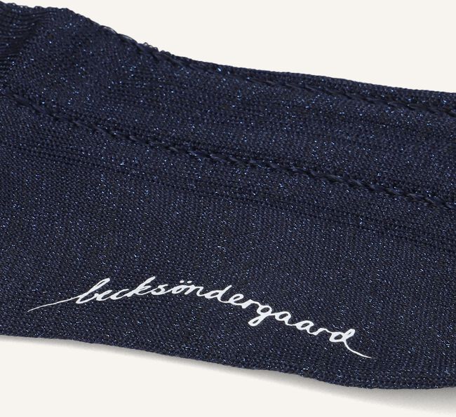 Donkerblauwe BECKSONDERGAARD Sokken GLITTER DRAKE SOCK Donkerblauwe BECKSONDERGAARD Sokken GLITTER DRAKE SOCK - large