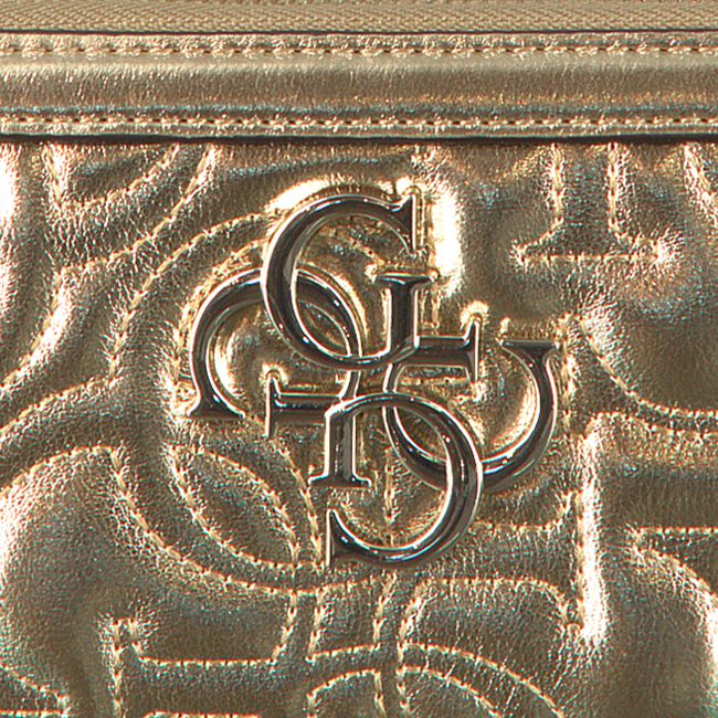 Gouden GUESS Portemonnee NEW WAVE SLG LARGE ZIP AROUND Gouden GUESS Portemonnee NEW WAVE SLG LARGE ZIP AROUND - large