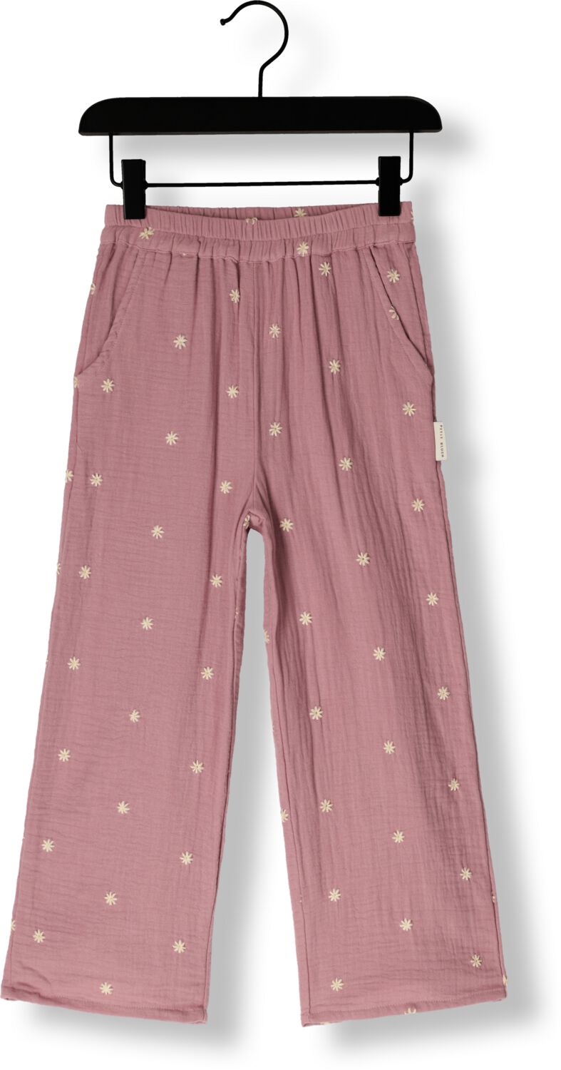 PETIT BLUSH Meisjes Broeken Wide Leg Pants Embroidery Roze