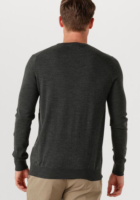 Donkergrijze STEFANO LAURAN Trui CREW - large