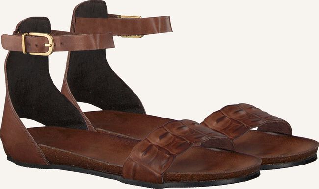 Bruine FRED DE LA BRETONIERE Platte sandalen 170010069 Bruine FRED DE LA BRETONIERE Platte sandalen 170010069 - large