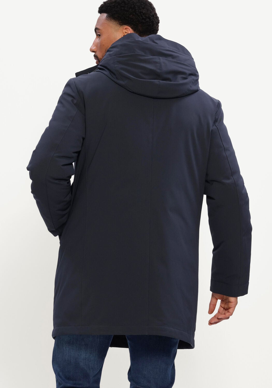 Donkerblauwe PEUTEREY Parka's KRUGER TJ GRS 02 - large