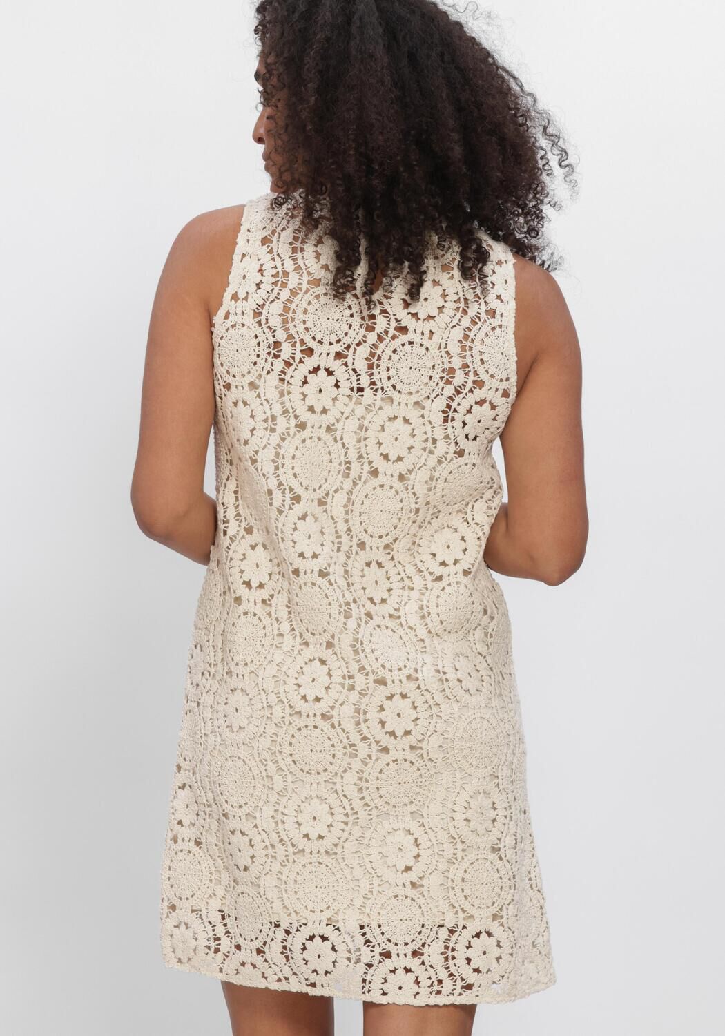 Ecru MSCH COPENHAGEN Mini jurk MSCHBAXTER SL DRESS - large