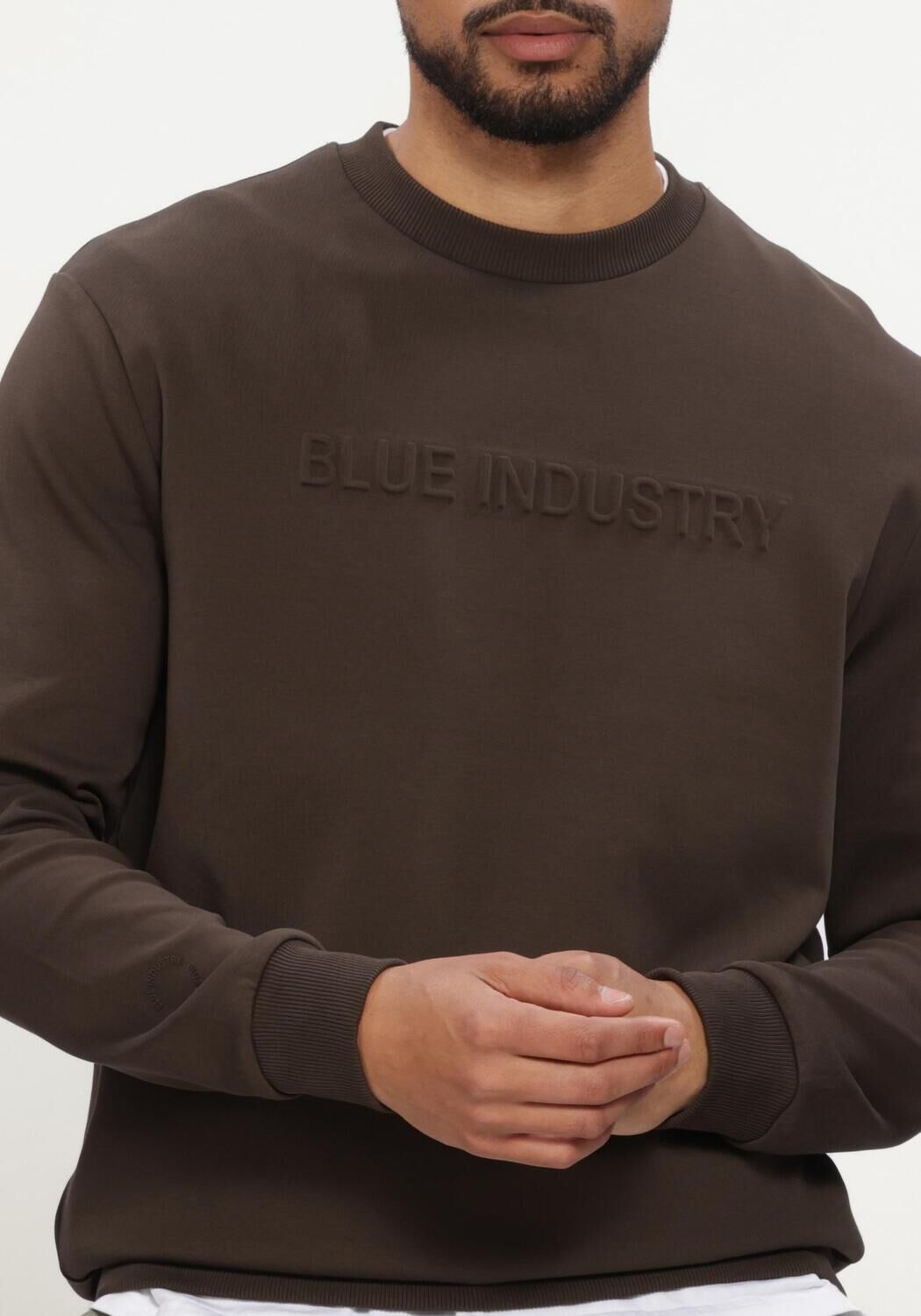 BLUE INDUSTRY Heren Truien & Vesten Sweater Bruin