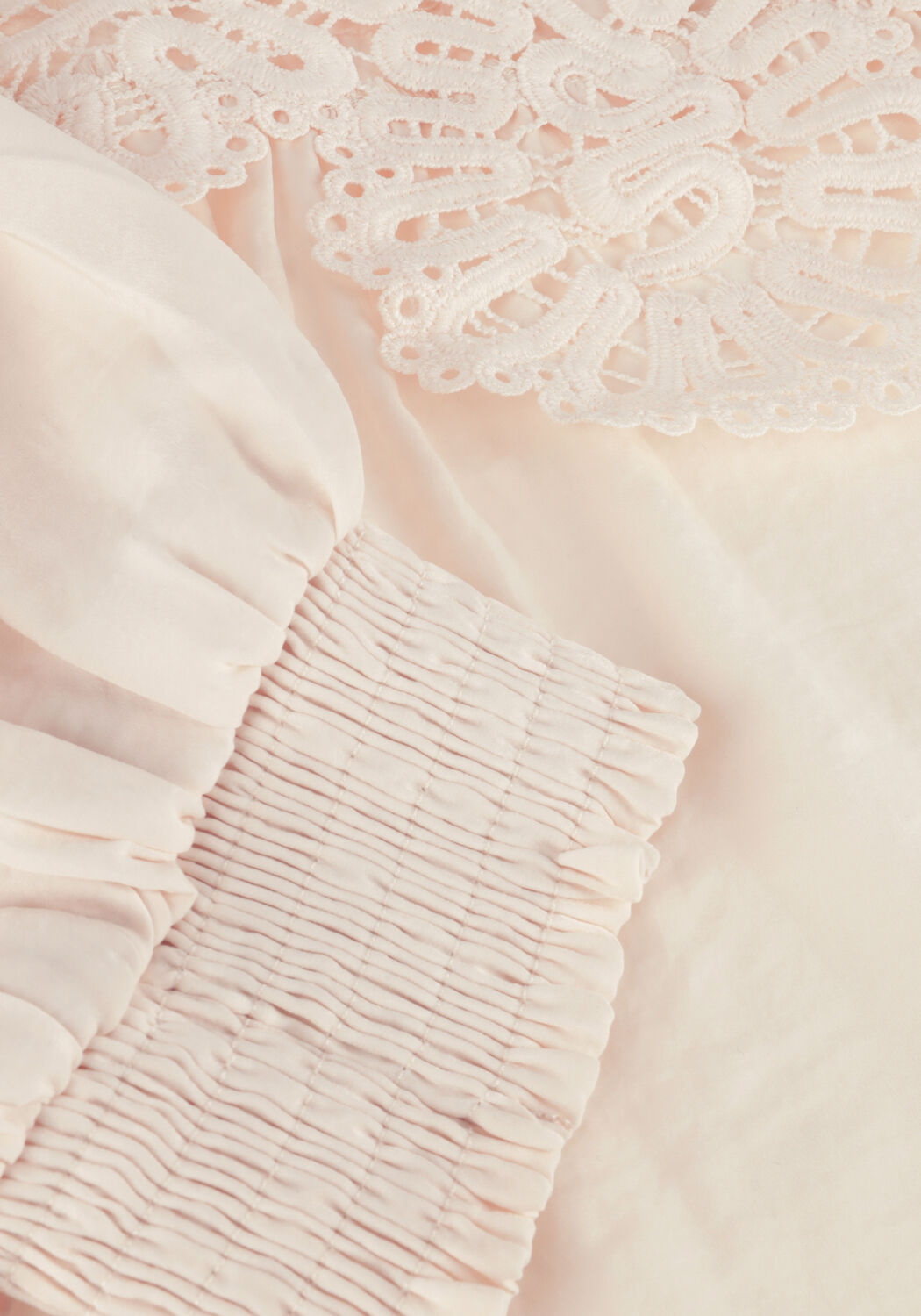 Gebroken wit SUMMUM Blouses TOP DRAPY SATIN - large