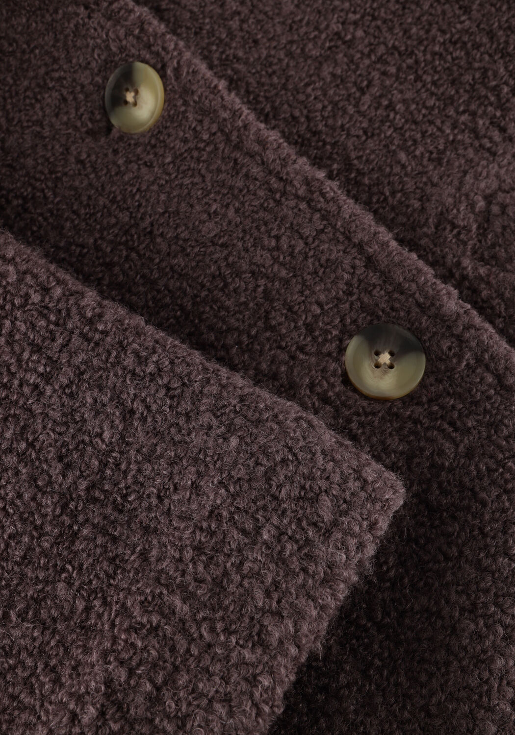 Bruine MODSTR&Ouml;M Teddy jas JUSTYMD SHORT JACKET - large