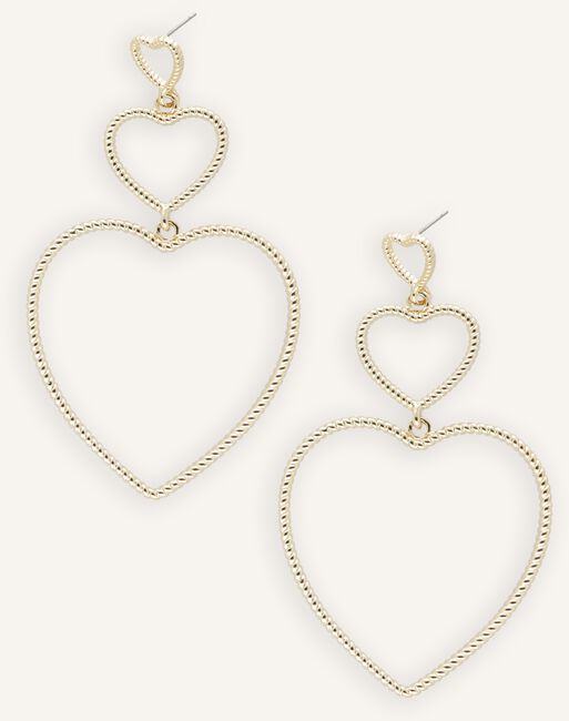 Goudkleurig NOTRE-V Oorbellen EARRING LOTS OF HEARTS Goudkleurig NOTRE-V Oorbellen EARRING LOTS OF HEARTS - large