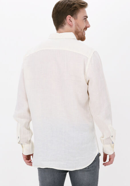Witte TOMMY HILFIGER Casual overhemd PIGMENT DYED LINEN RF SHIRT - large