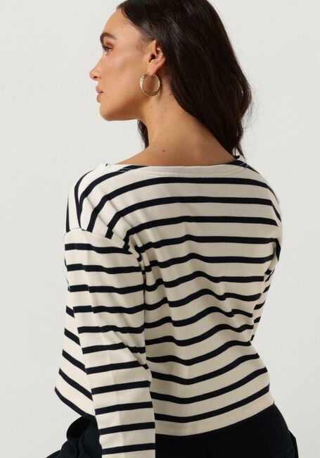 Blauwe CO'COUTURE Tops & T-shirts CLASSIC STRIPE CROPPED SWEAT - large