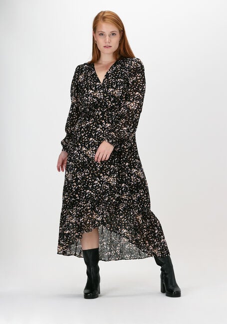 Zwarte SUNCOO Midi jurk ROBE CEMON - large