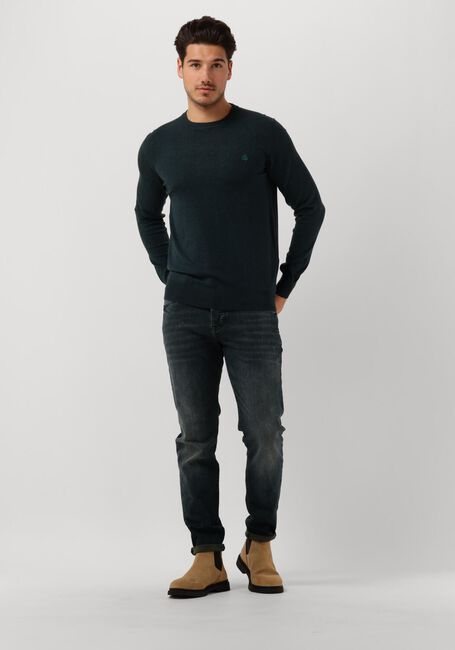Groene SCOTCH & SODA Trui ESSENTIALS - ECOVERO VISCOSE-BLEND LOGO CREWNECK PULLOVER Groene SCOTCH & SODA Trui ESSENTIALS - ECOVERO VISCOSE-BLEND LOGO CREWNECK PULLOVER - large