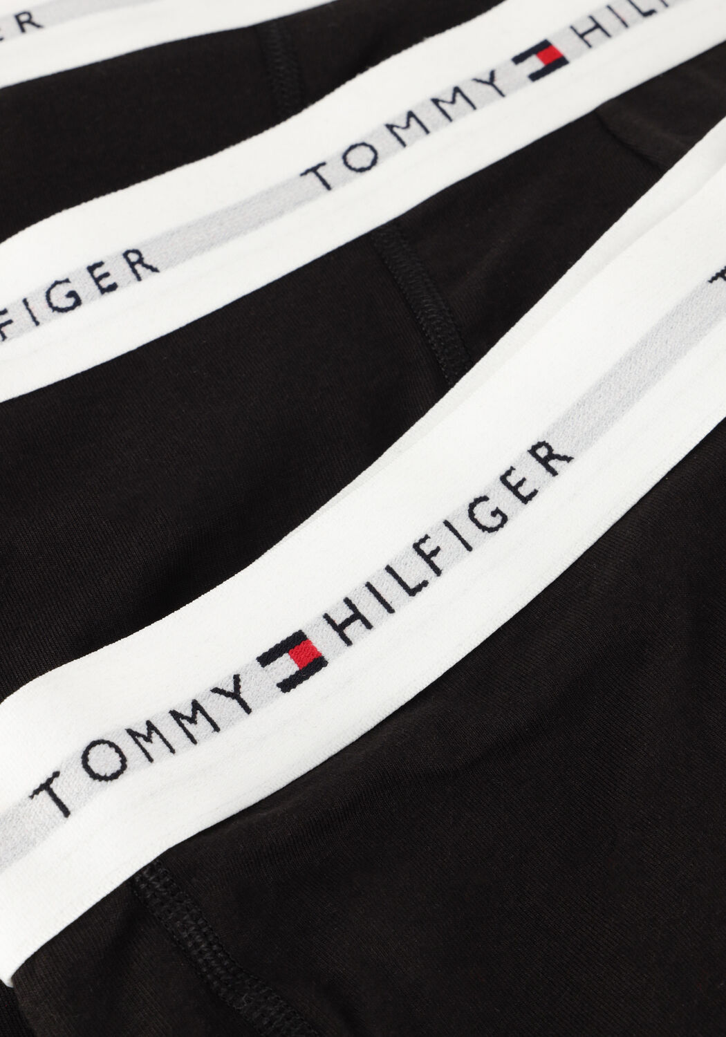 TOMMY HILFIGER Heren Boxershorts 3p Wb Trunk Zwart
