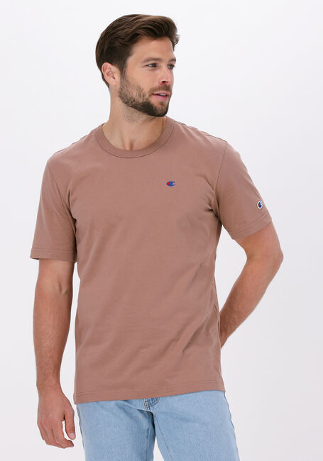 Bruine CHAMPION T-shirt CREWNECK T-SHIRT 216545 - large