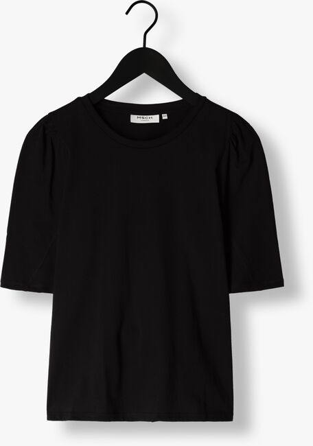 Zwarte MSCH COPENHAGEN T-shirt TIFFA ORGANIC 2/4 PUFF TEE - large