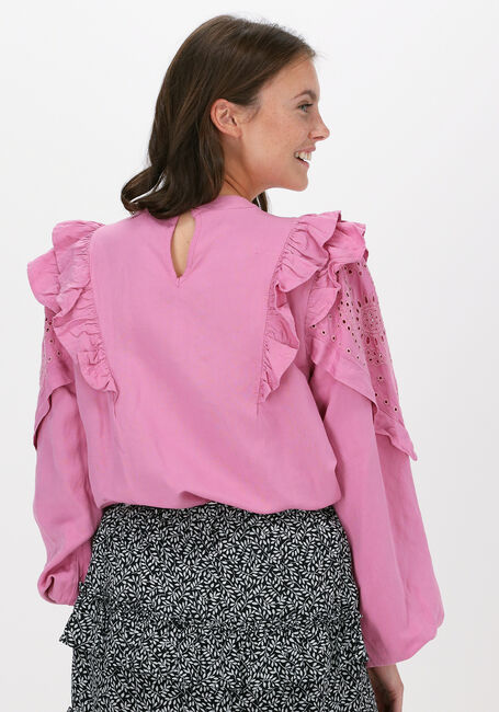 Roze SCOTCH & SODA Blouses EMBROIDERED VOLUMINOUS SLEEVED - large
