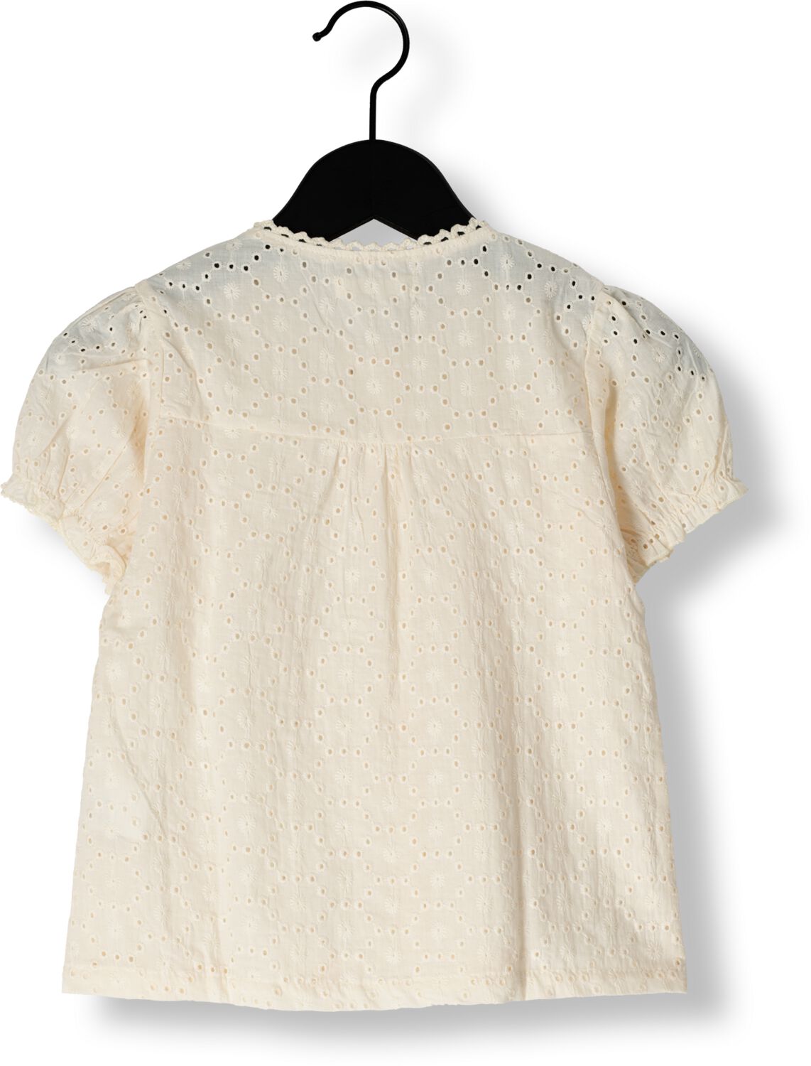 YOUR WISHES Meisjes Blouses Schiffly Puff Sleeve Blouse Wit
