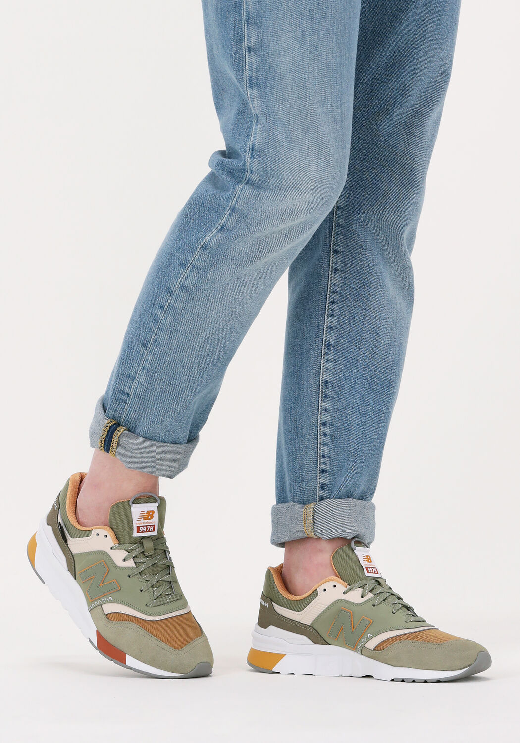 Groene NEW BALANCE Lage sneakers CM997 - large