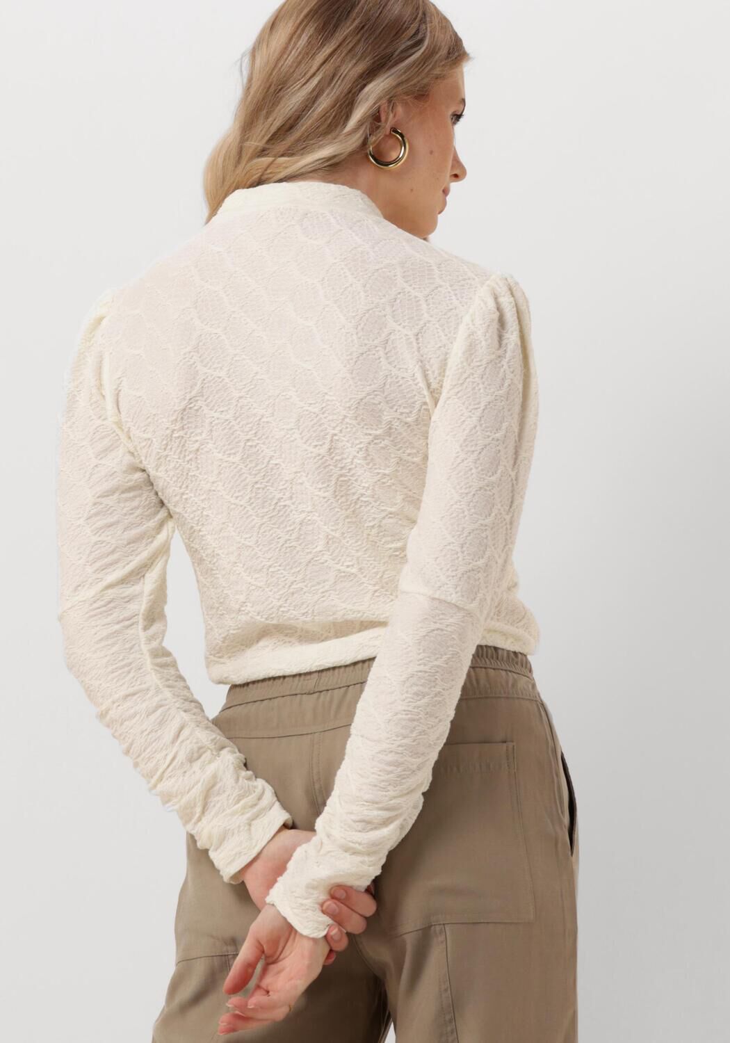 NUKUS Dames Tops & T-shirts Merida Top Chain Wit