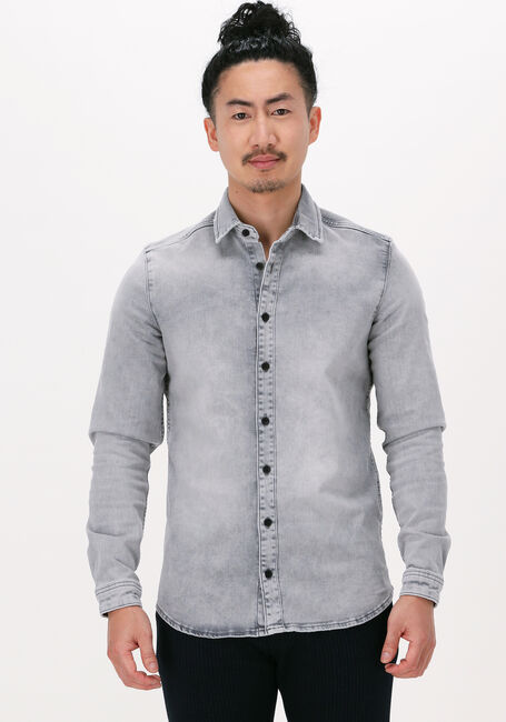 Grijze PUREWHITE Casual overhemd 22010201 - large