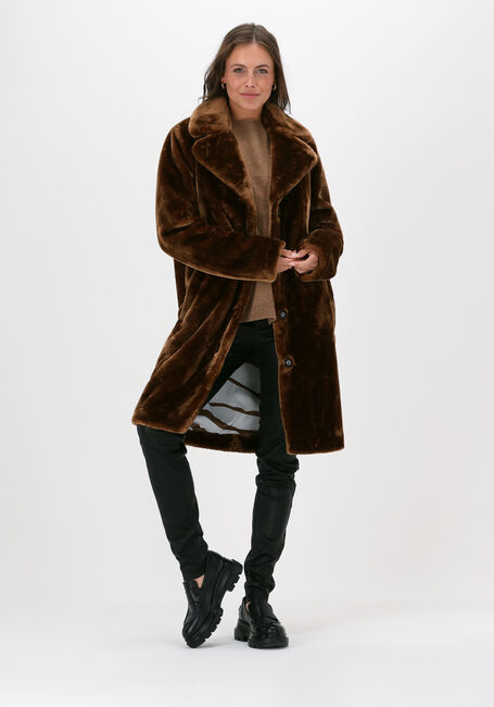 Bruine GIACOMO THE JACKET Faux fur jas 13 LT FUR LONG - large