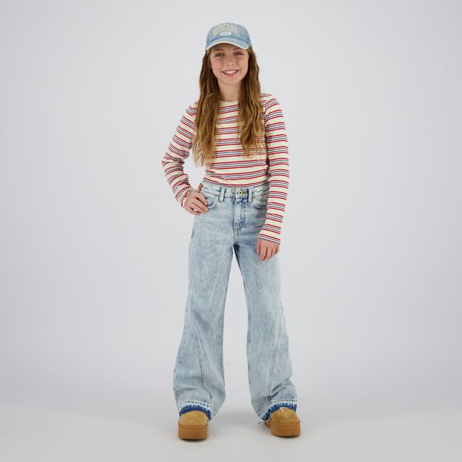 Lichtblauwe VINGINO Wide jeans CASSIE SEAM - large