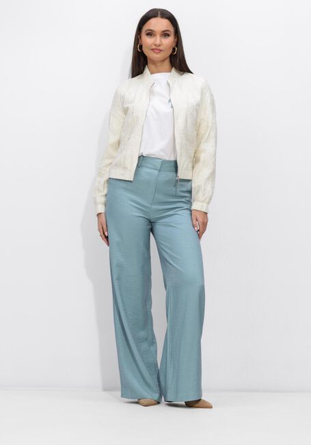 Gebroken wit JANSEN AMSTERDAM Jack SHANTI JASJE PE 275 BOMBER LONG SLEEVE EMBROIDERY - large