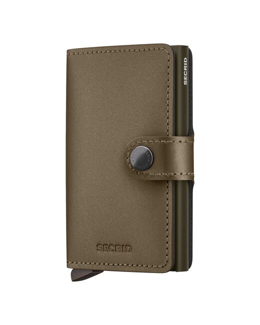 Bronzen SECRID Portemonnee MINIWALLET MATTE SATIN - large
