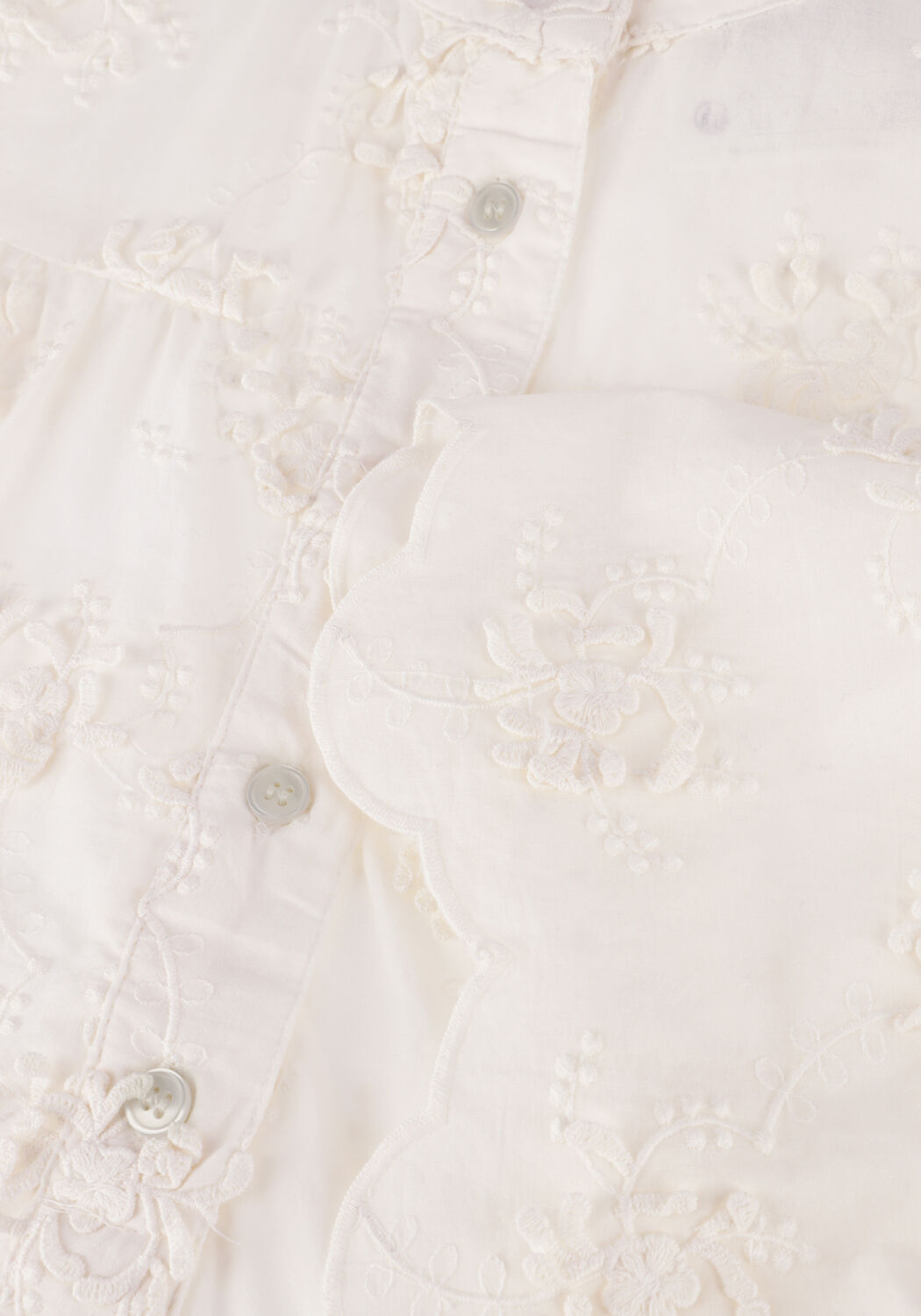 Witte LOLLYS LAUNDRY Blouses LOUISELL BLOUSE SS - large