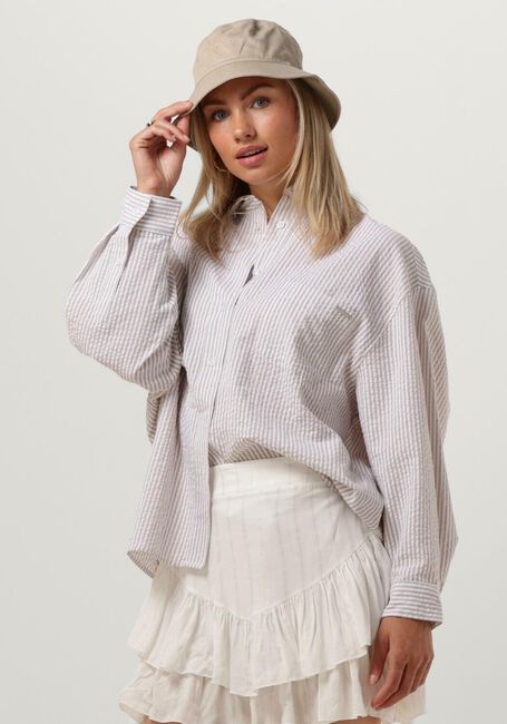 Zand COLOURFUL REBEL Blouses VICKY STRIPED DROPPED SHOULDER BLOUSE - large