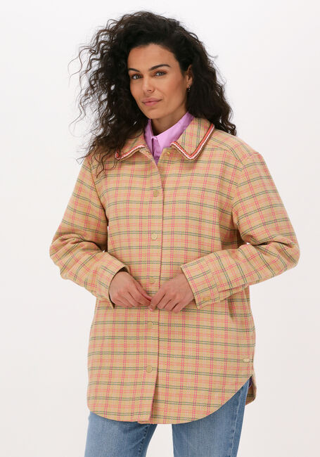 Oranje SCOTCH & SODA Jack BASKET WEAVE SHIRT JACKET IN CHECK - large