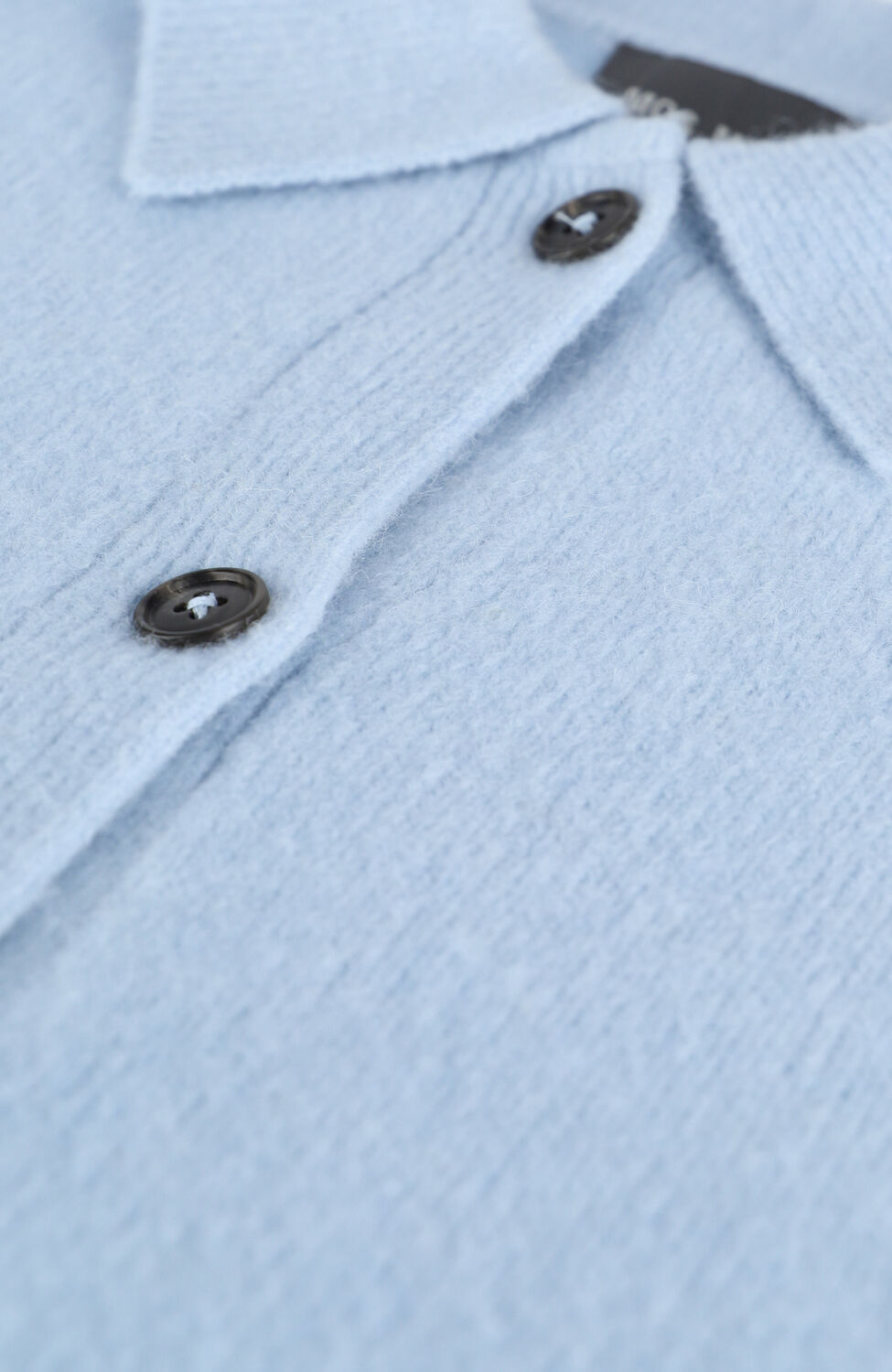 Lichtblauwe MOS MOSH Vest MIZANA KNIT CARDIGAN - large