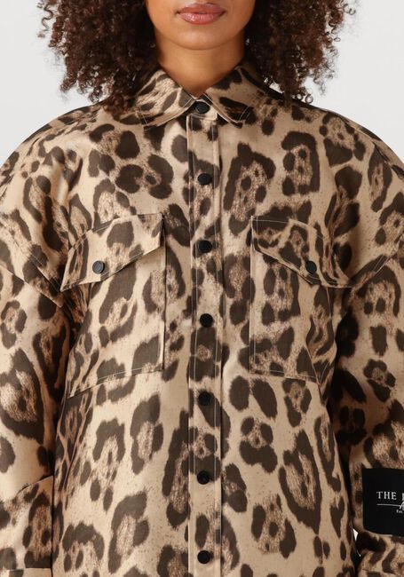 Beige ALIX THE LABEL Blouses LADIES WOVEN JAQUAR OVERSIZED BLOUSE - large
